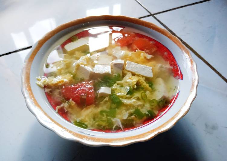 Anti Ribet, Buat Sup tomat telur Praktis