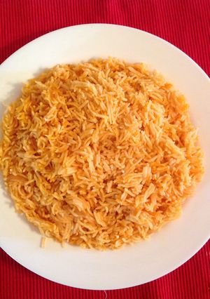 A picture of Tomato Rice.