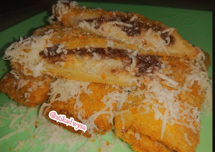 Roti Tawar Pisang keju