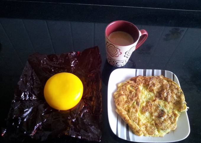 Perfect toast & omlet/scrambled eggs
