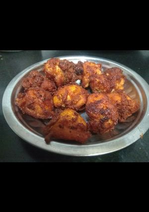 A picture of चिकन फ्राय.
