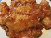A picture of wings in tomato sauce