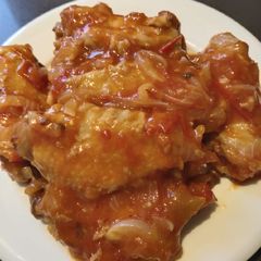 A picture of Wings in Tomato Sauce.