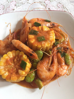 Foto resep Udang saos Padang