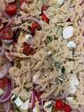 Tomato Basil pasta salad