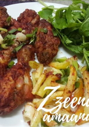 A picture of Tandoori Tangdi Kababs.