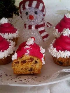 Püspökkenyér muffin, mascarponés krémmel recept fotója