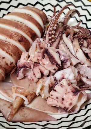 川燙魷魚 的食譜成品照片