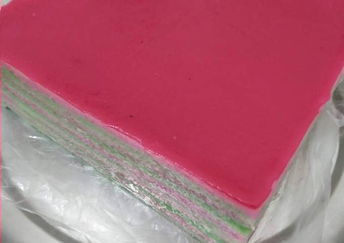 Kue Talam lapis tepung beras