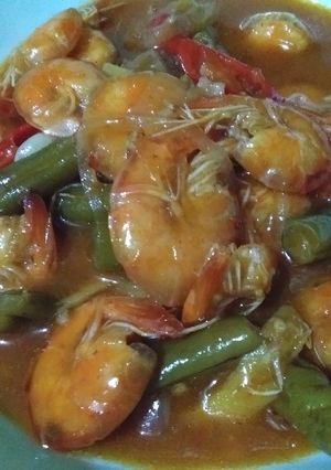 Foto resep Udang saos