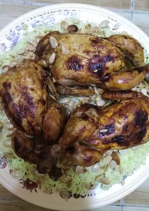 صورة لوصفة دجاج محشي