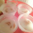 Puding susu mangga