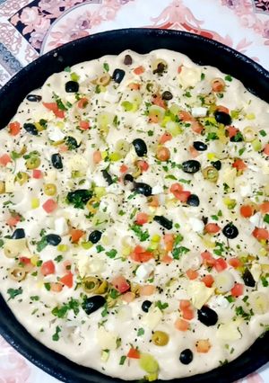 صورة لوصفة خبز الفوكاشيا الايطالي