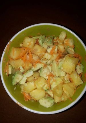 A picture of Pineapple salad.