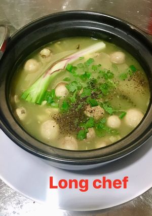 A picture of Snake and Mung Bean Rice Porridge.