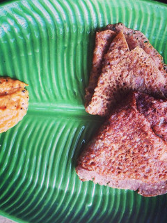 A picture of Instant Ragi and oats Dosa.