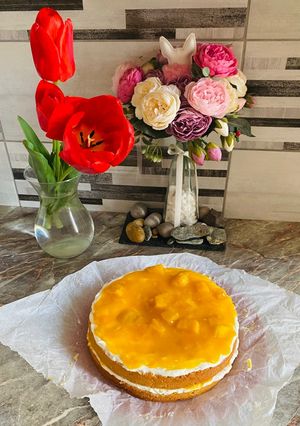 Mangós-mascarpones-túró torta🥭 recept fotója