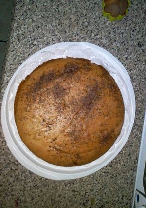 Una foto de Torta casera de vainilla