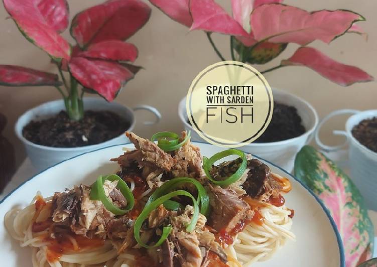 Spaghetti with Sarden Fish