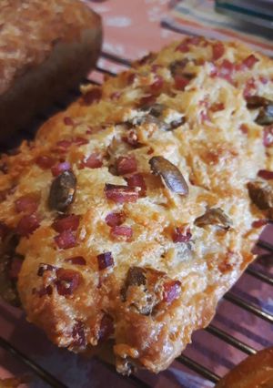 Une photo de Cake aux olives et au jambon