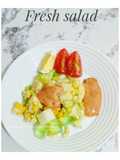 Fresh salad ala pizza hut