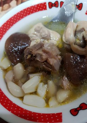 活力100%蔥蒜雞酒湯 的食譜成品照片