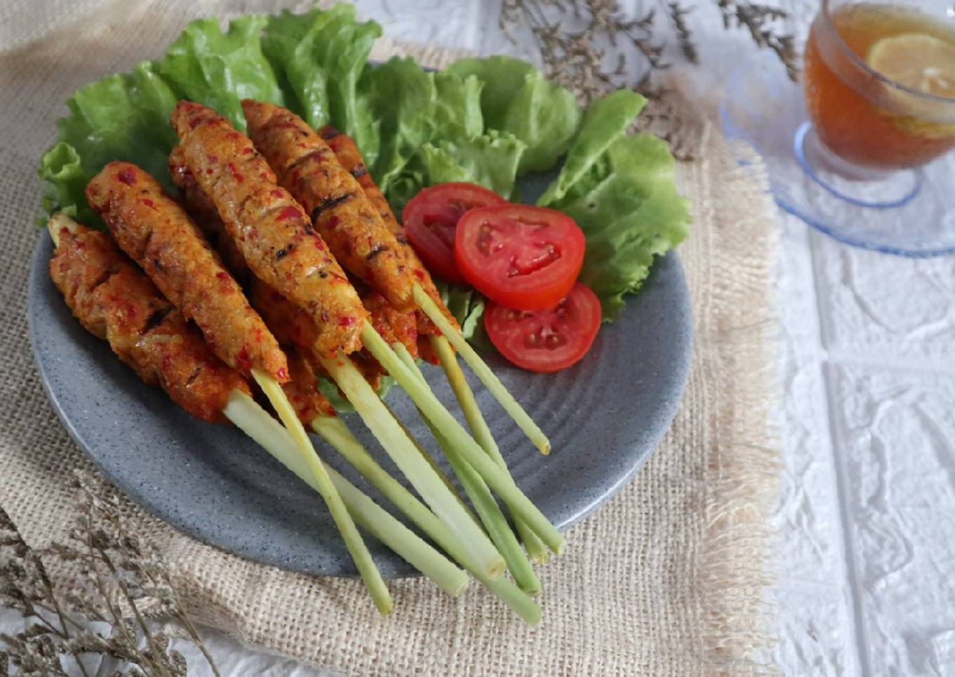 Sate lilit khas Bali