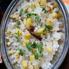 A picture of Sabudane ki khichadi.