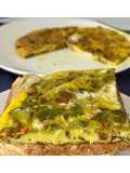 Frittata with Zucchini Blossoms🥚🥒