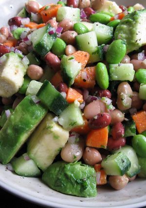 A picture of Edamame Mixed Beans Salad.