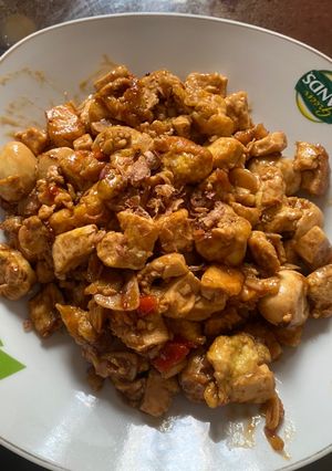 Foto resep Tahu Telur Pedas