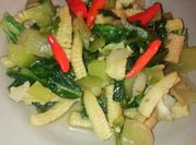 Gambar tumis pakcoy janten