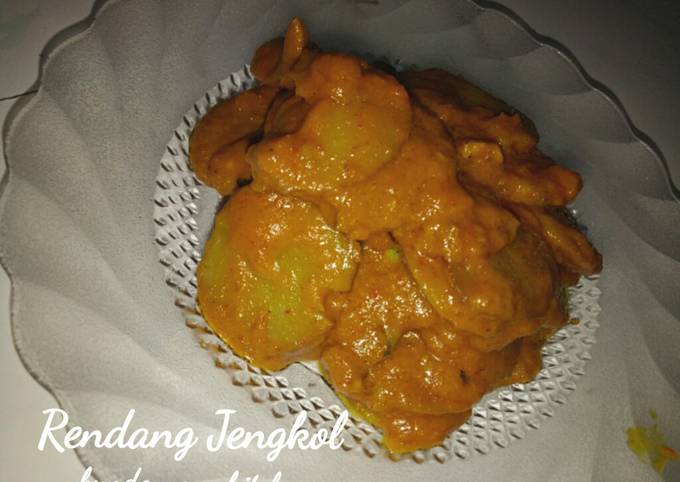 Rendang jengkol pedas