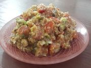 Una foto de sardinas saladas