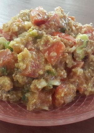 Una foto de Ensalada de sardina cero grasa