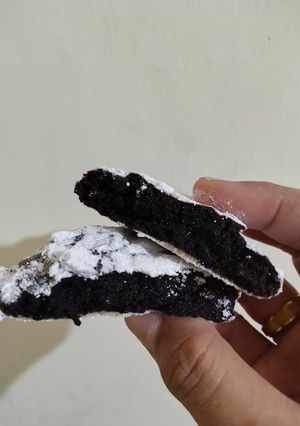 Foto resep Chocolate crinkle cookies