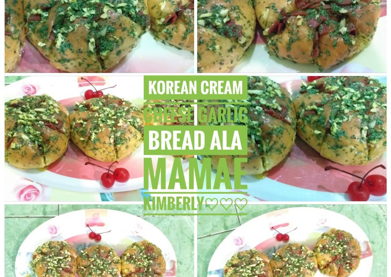 Korean Cream Cheese Garlic Bread