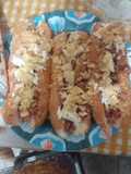 Hot dog con salsa bbq