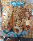 Hot dog con salsa bbq