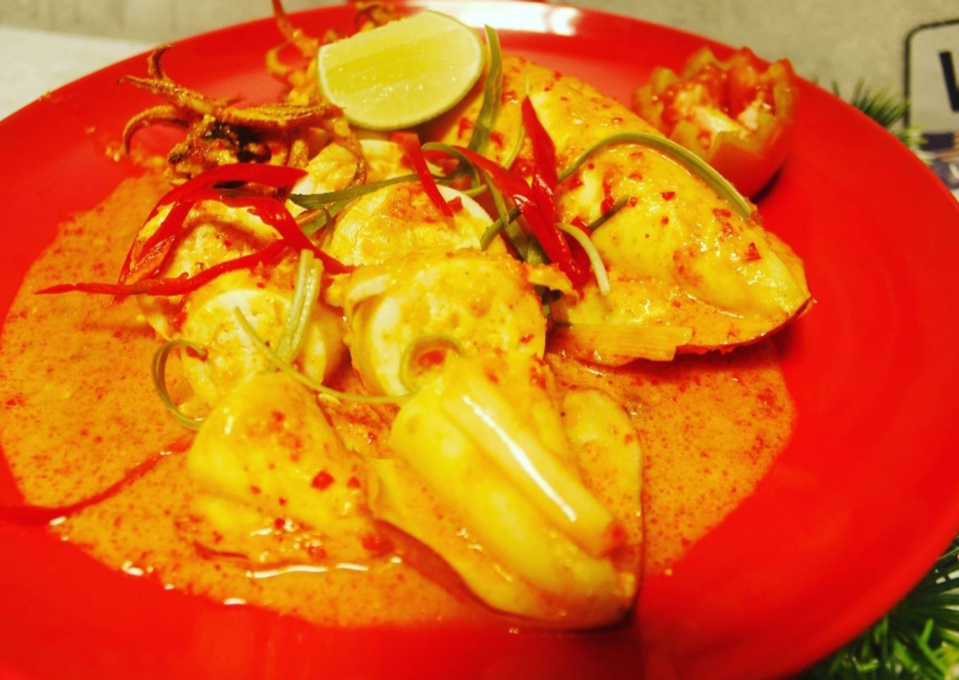 Cumi Isi Tahu Telur