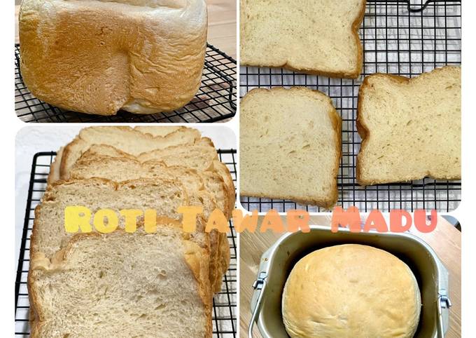 Resep Roti Tawar Madu - Breadmaker Oleh Jihan Kitchen Log - Cookpad