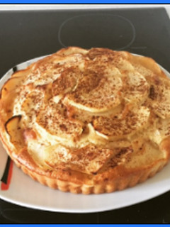 Una foto de Tarta de manzana Fit
