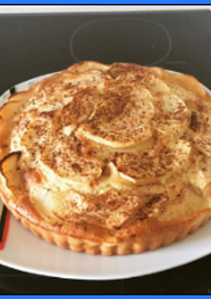 Una foto de Tarta de manzana Fit