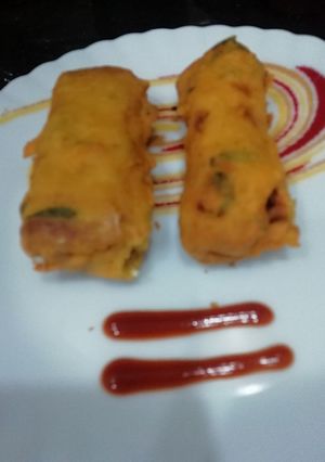 A picture of Rolled Sandwich Pakora.