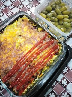 عکسی از دستور لازانیا بادمجون🍆🍆😋😋