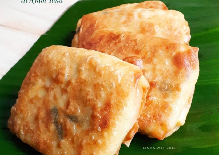 Martabak Telur isi Ayam Tahu