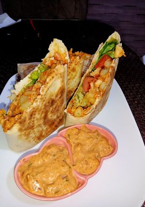 صورة لوصفة 🌮 طاكوس بصلصة رائعة 🌮
