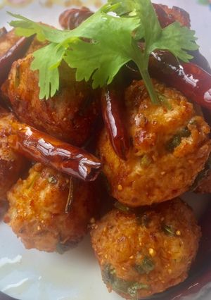 รูปของ ลาบทอด(ไก่)