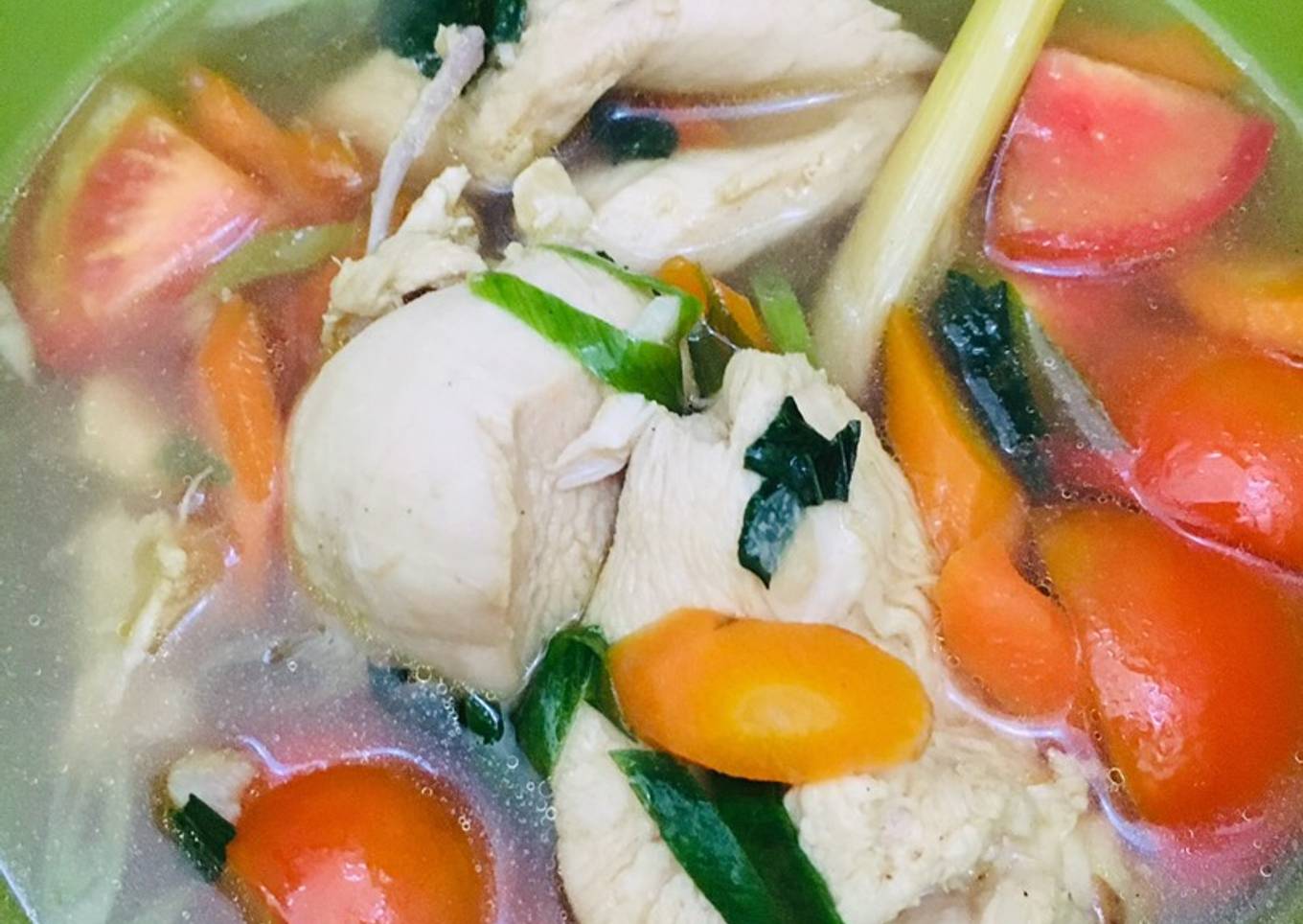 Sop ayam pak min klaten