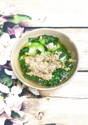 Hình của món Canh Cua Rau Đay.